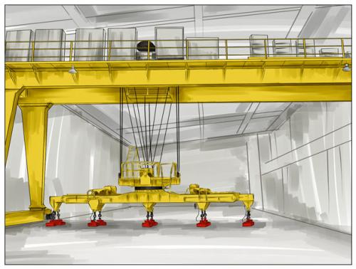 電磁掛梁橋式起重機