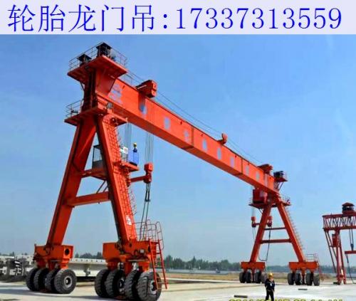 山西朔州輪胎式龍門吊液壓系統異常的現象