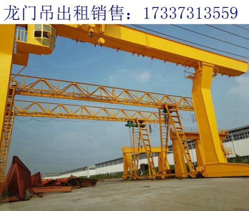 河北秦皇島80噸龍門吊廠家 常見的軌道壓板固定法