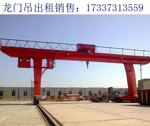 山東臨沂100噸龍門吊的選機原則