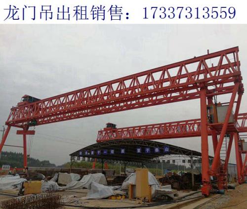 內蒙古隧道龍門吊廠家 單梁門式起重機的特點