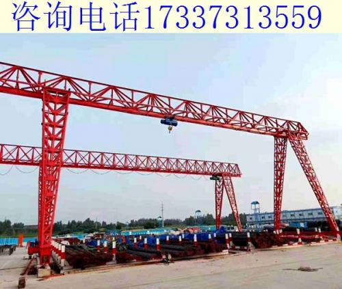 內(nèi)蒙古單梁龍門吊生產(chǎn)廠家 龍門吊防撞裝置的安裝規(guī)范