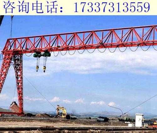 內(nèi)蒙古包頭10噸花架龍門吊的運(yùn)行速度和驅(qū)動