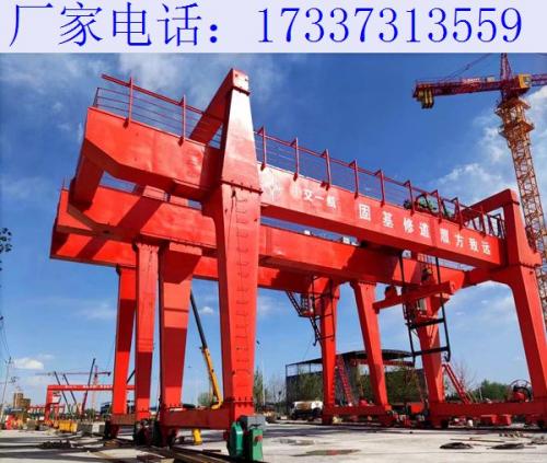 河北承德120噸龍門吊的設(shè)備狀態(tài)檢查