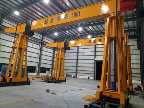 360度旋轉軌道液壓龍門吊實際應用優勢